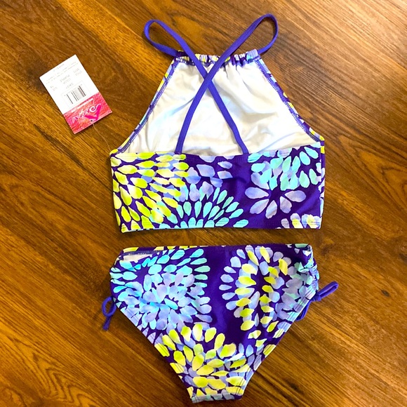 NWT Kanu Surf girls size 14, 2 piece swimsuit - Picture 2 of 4